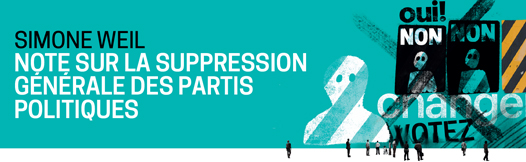 Note Sur La Suppression Générale Des Partis Politiques Simone Weil